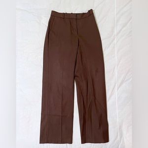 Aritzia Babaton Agency Pant TALL Mocha Brown